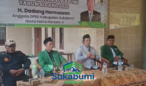 Anggota DPRD Kabupaten Sukabumi, H. Dadang Hermawan Aspirasi Jalan Rusak dan Dukungan Kegiatan Keagamaan