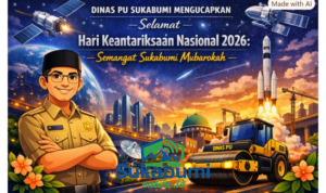 Dinas PU Sukabumi Sambut Hari Keantariksaan Nasional 2026 Semangat Muabrokah Bangun Negeri Menuju Masa Depan