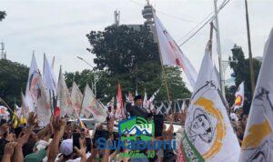 Prabowo Sapa Puluhan Ribu Massa di Gerbang Pemuda, Usai Pidato RUU APBN 2027 dan Nota Keuangan di DPR RI