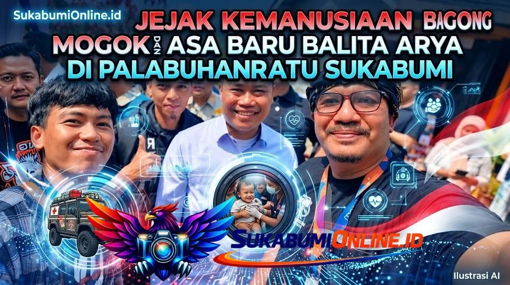 Jejak Kemanusiaan Bagong Mogok dan Asa Baru Balita Arya di Palabuhanratu Sukabumi